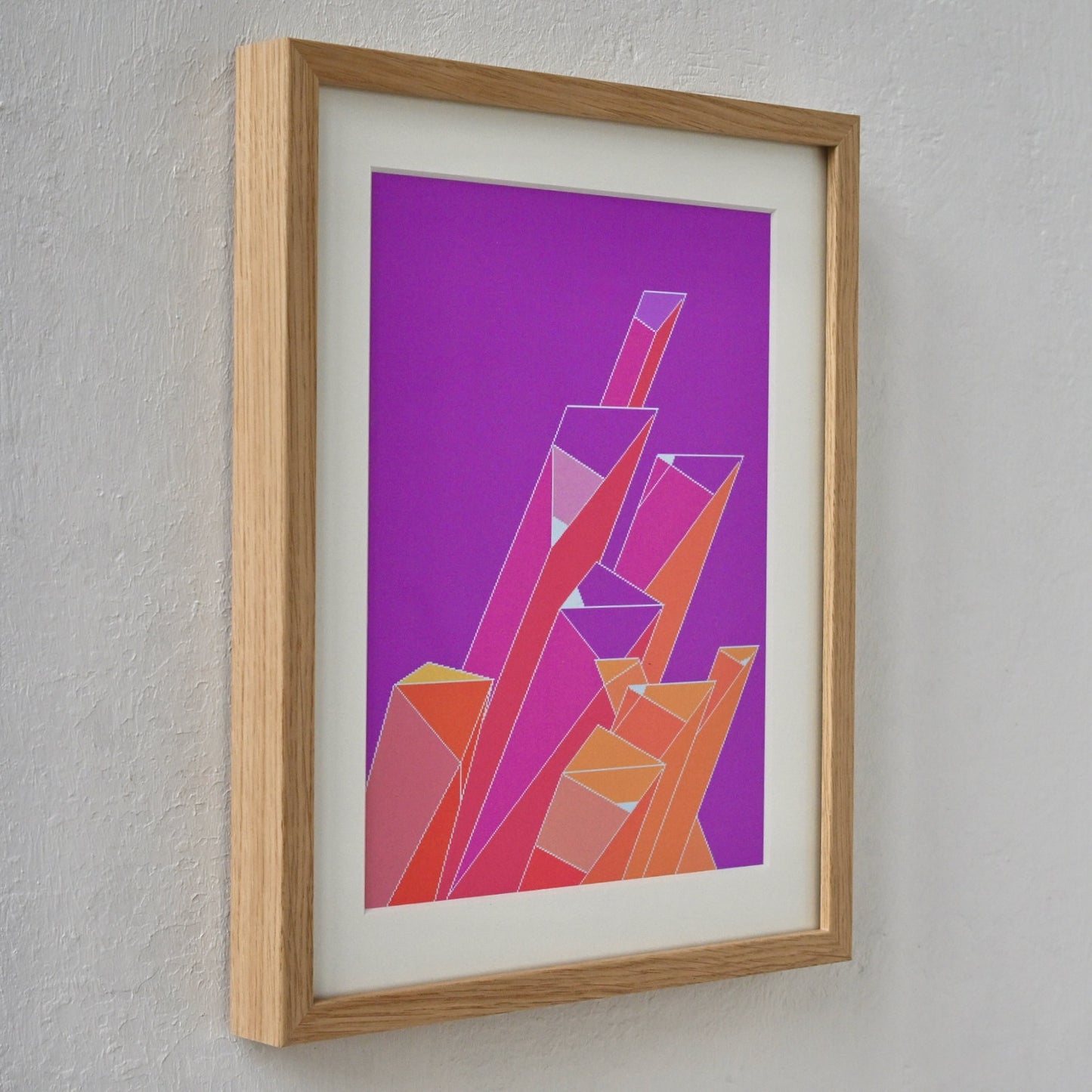 Astral Shards Art Print Framed