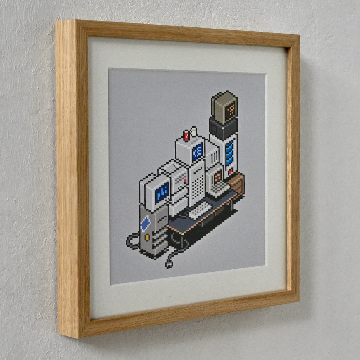Desk Of Phi Art Print Framed