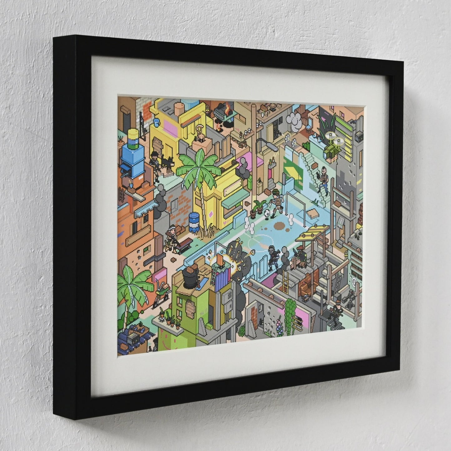 COD Bit Party Art Print Framed