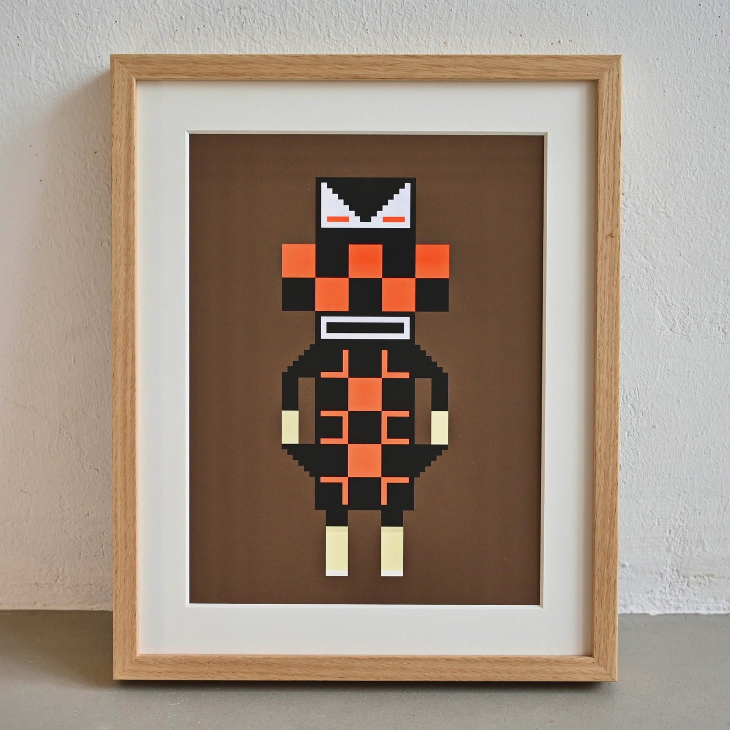 Blockbob TGR Art Print Framed
