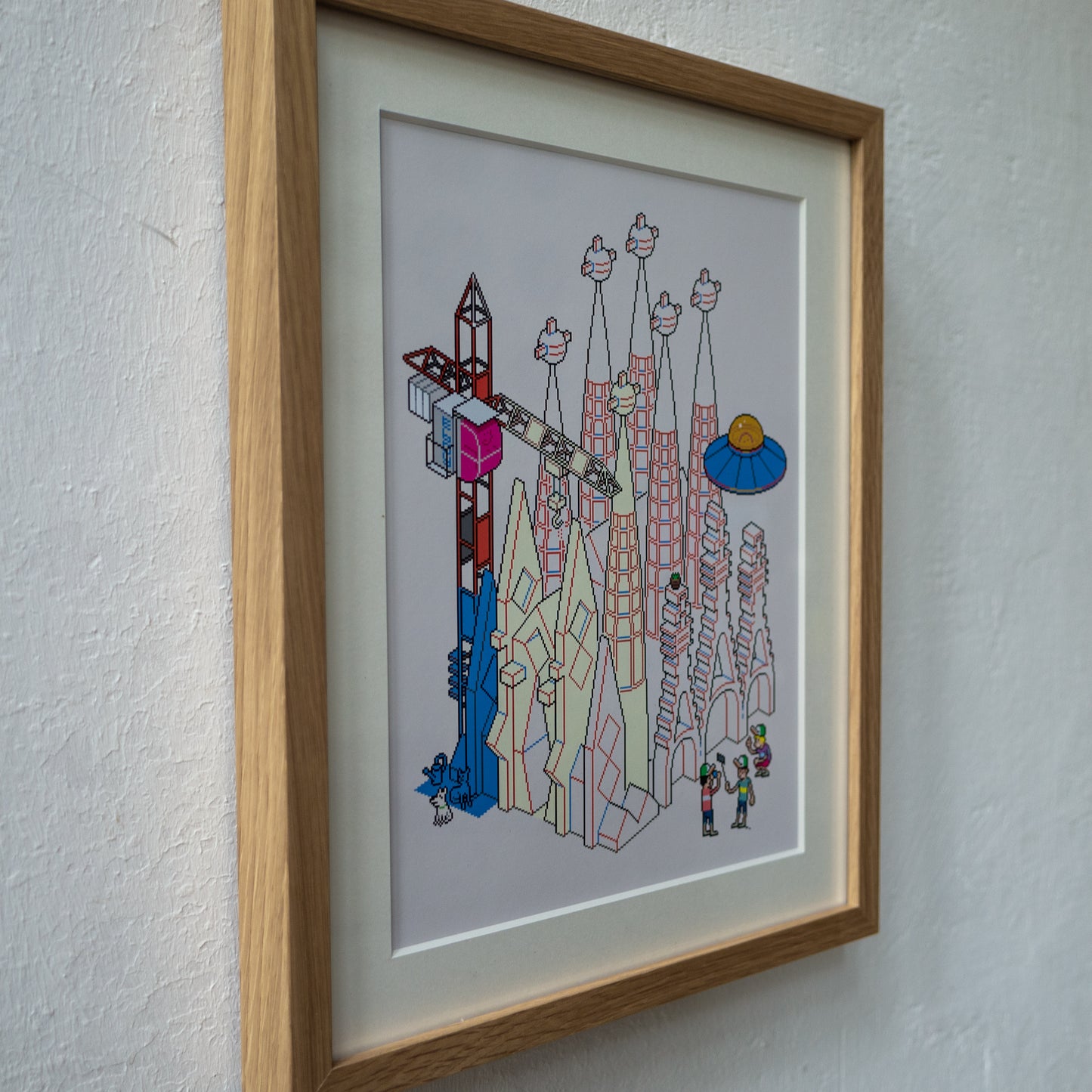 Sagrada Familia Art Print Framed
