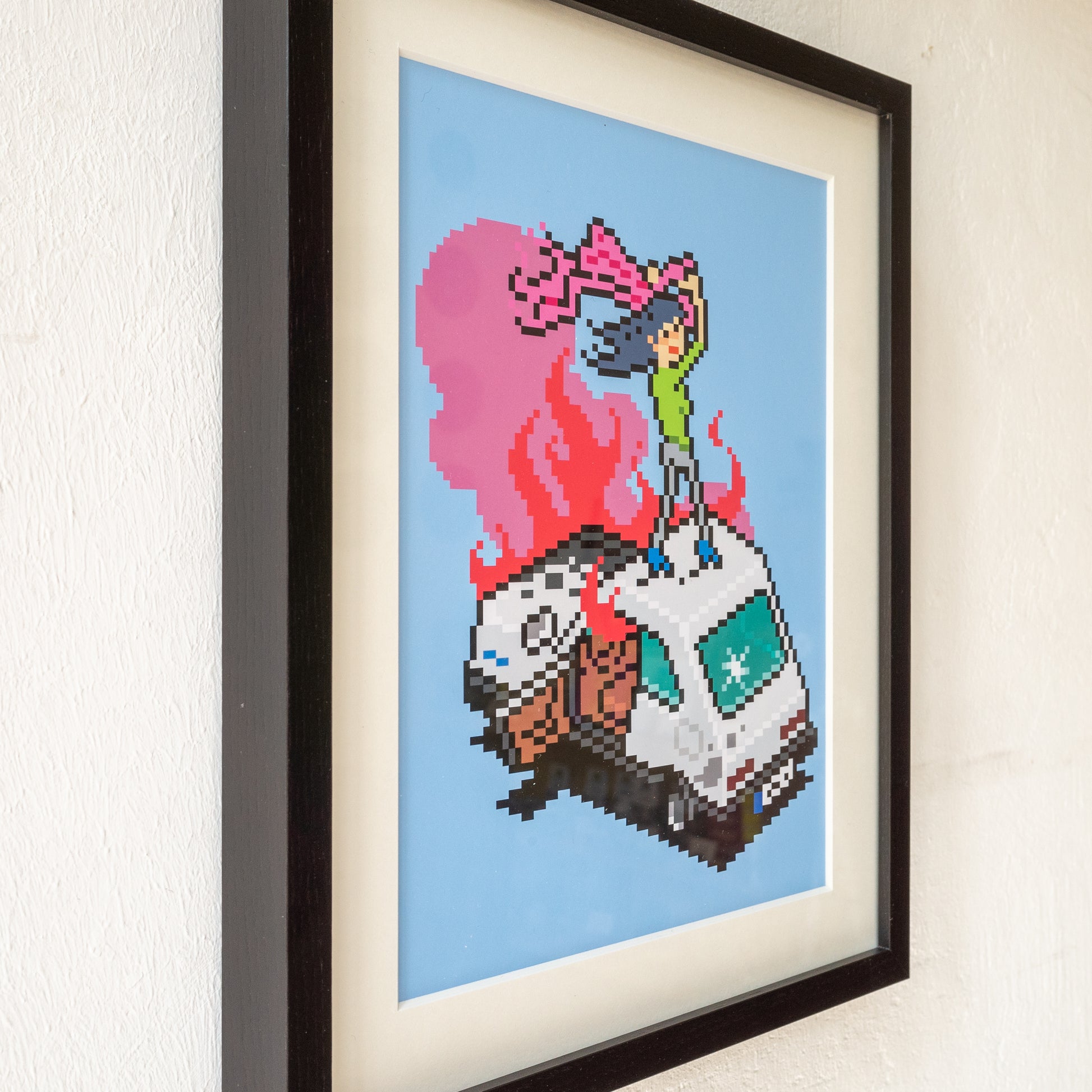 #MahsaAmini Art Print Framed
