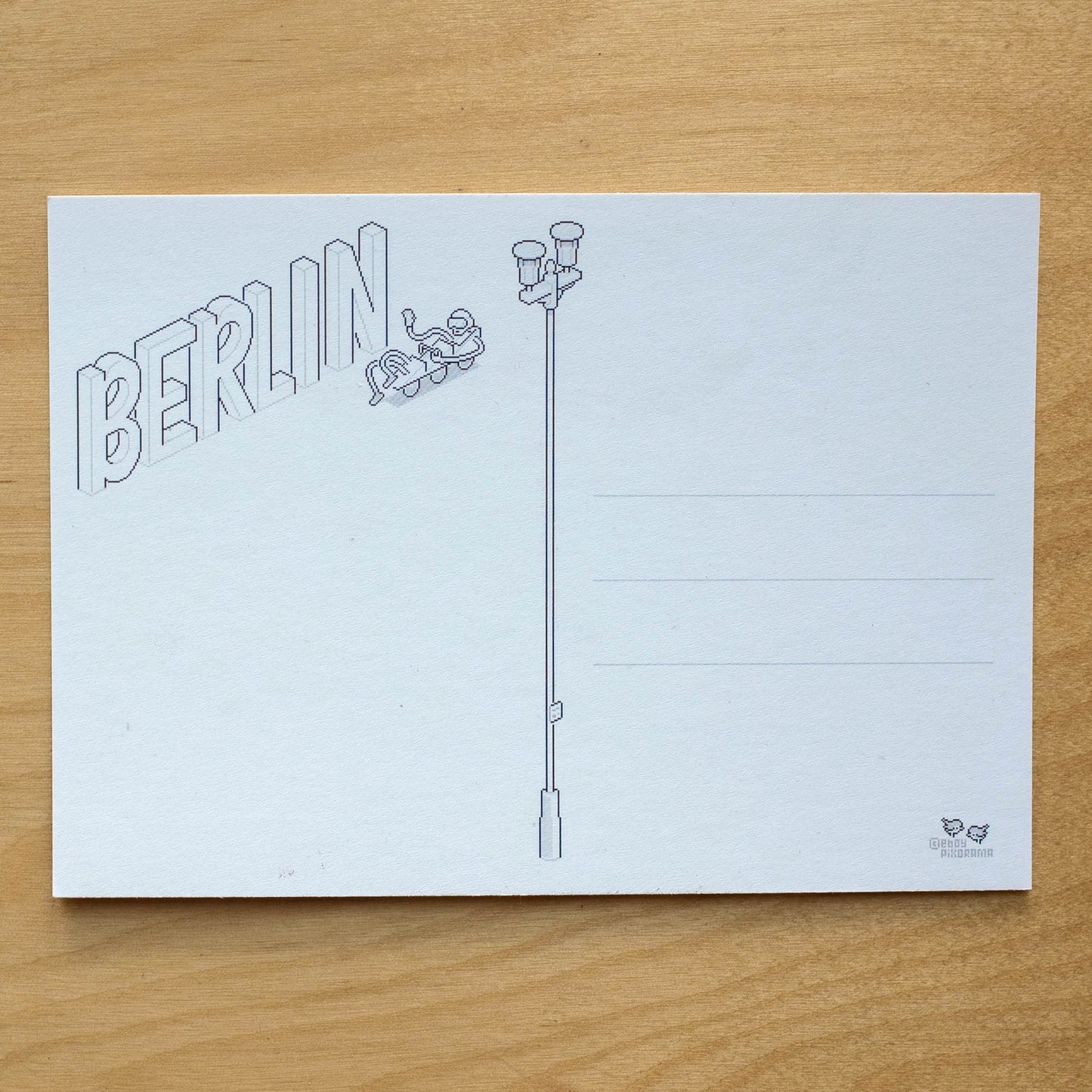 eBoy Pixel Art Postcard of Berlin