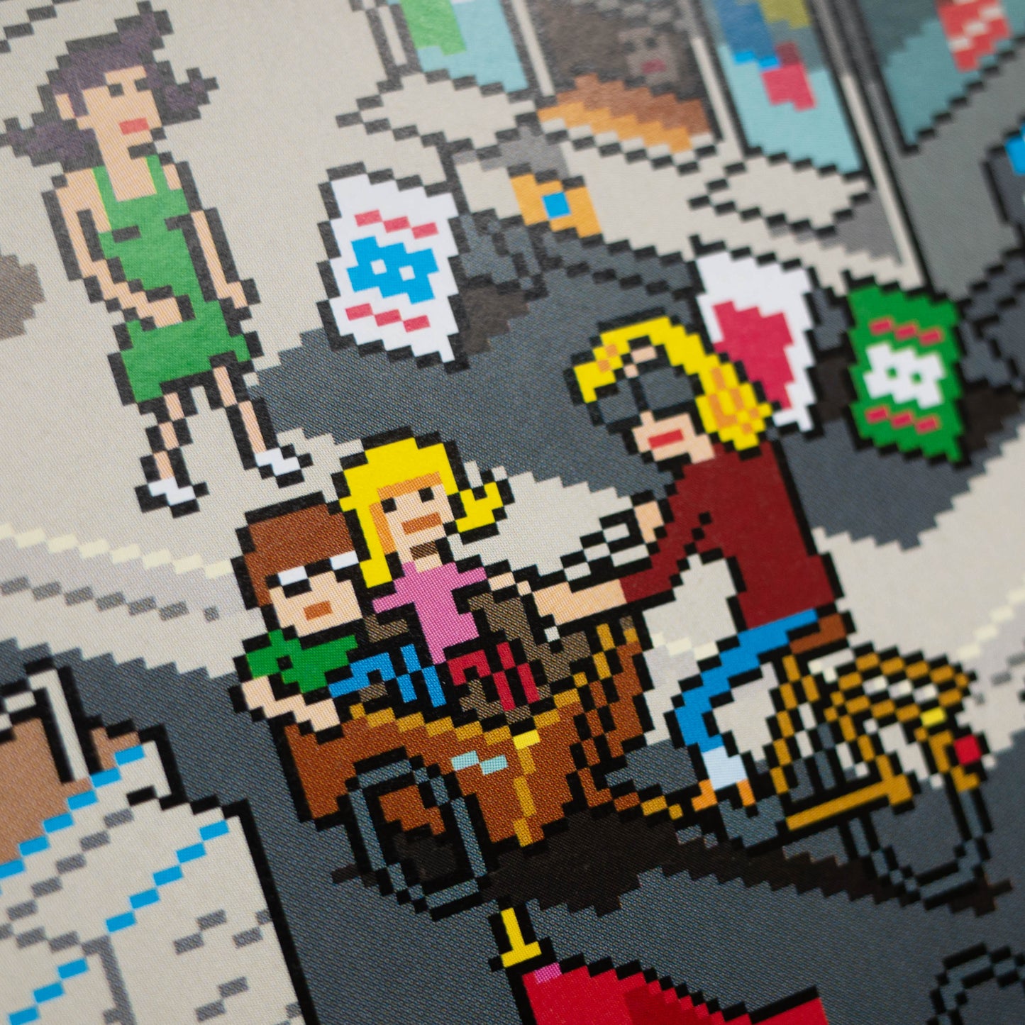 detail of Berlin pixel art poster by eBoy