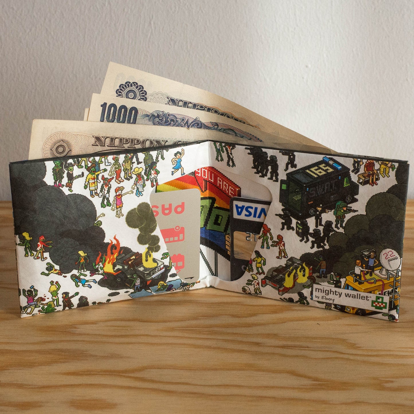 eBoy Pixel Art wallet featuring Los Angeles