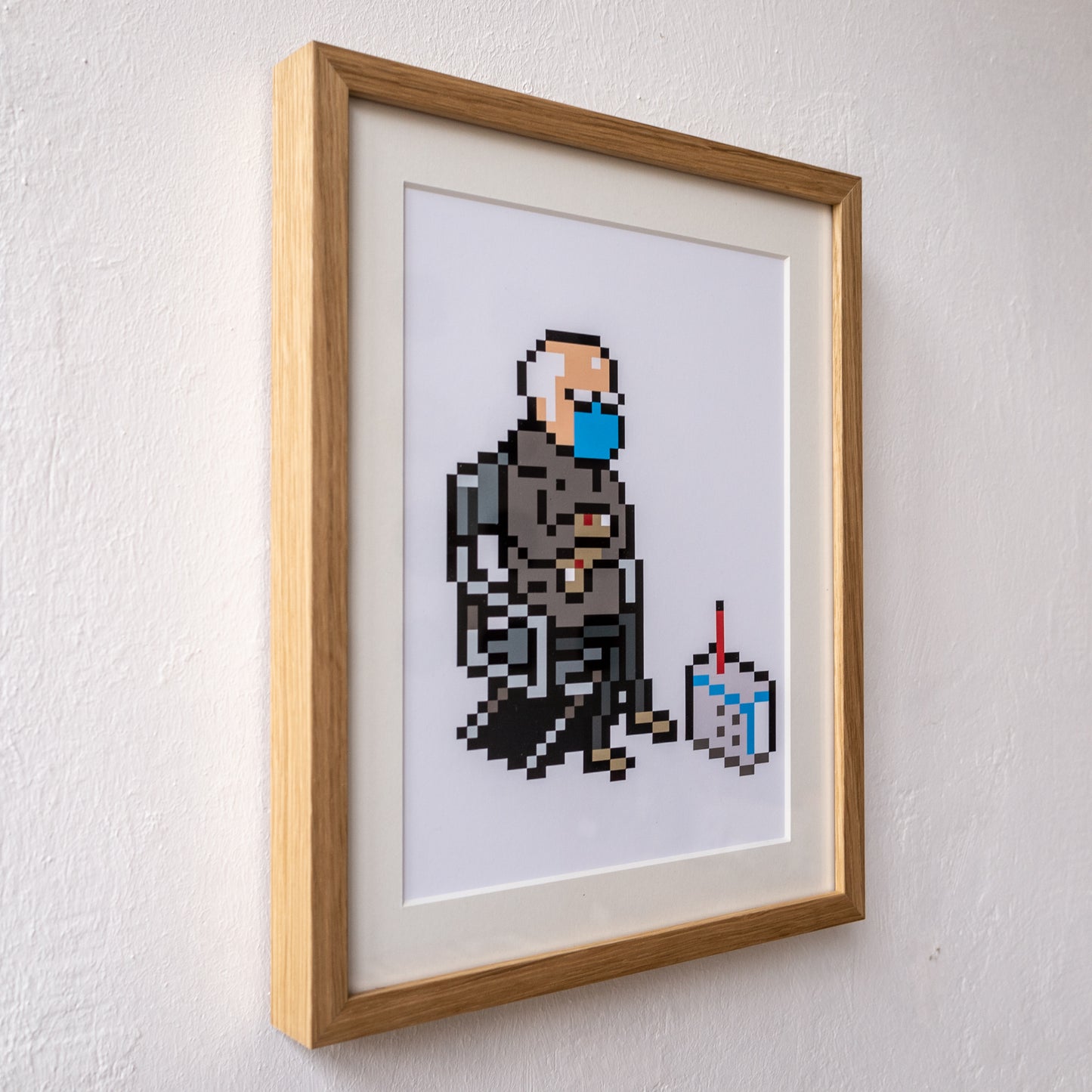 Bernie Jan 20 Art Print Framed