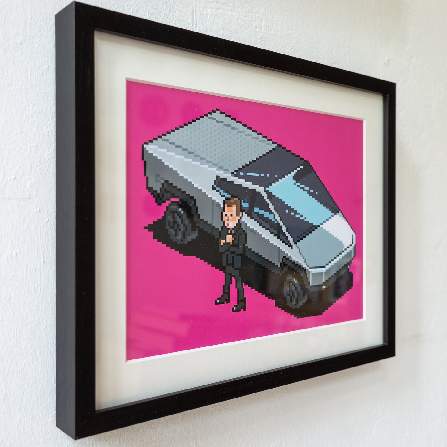 Cybertruck Art Print Framed