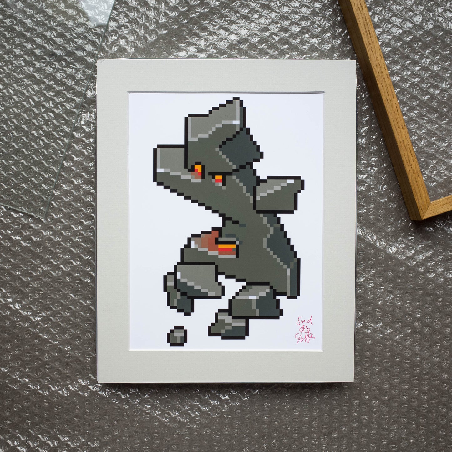 Rock Guy Art Print Framed