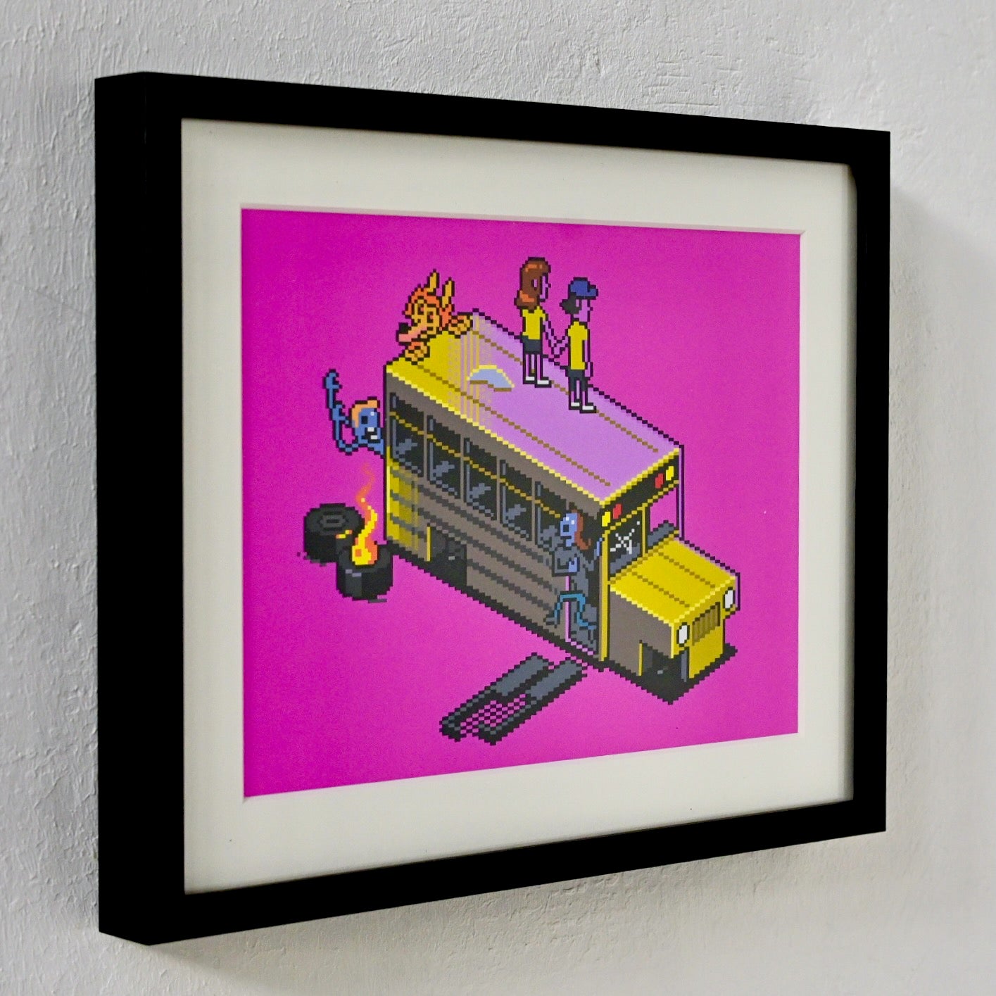 Sunset Apocalypse Art Print Framed