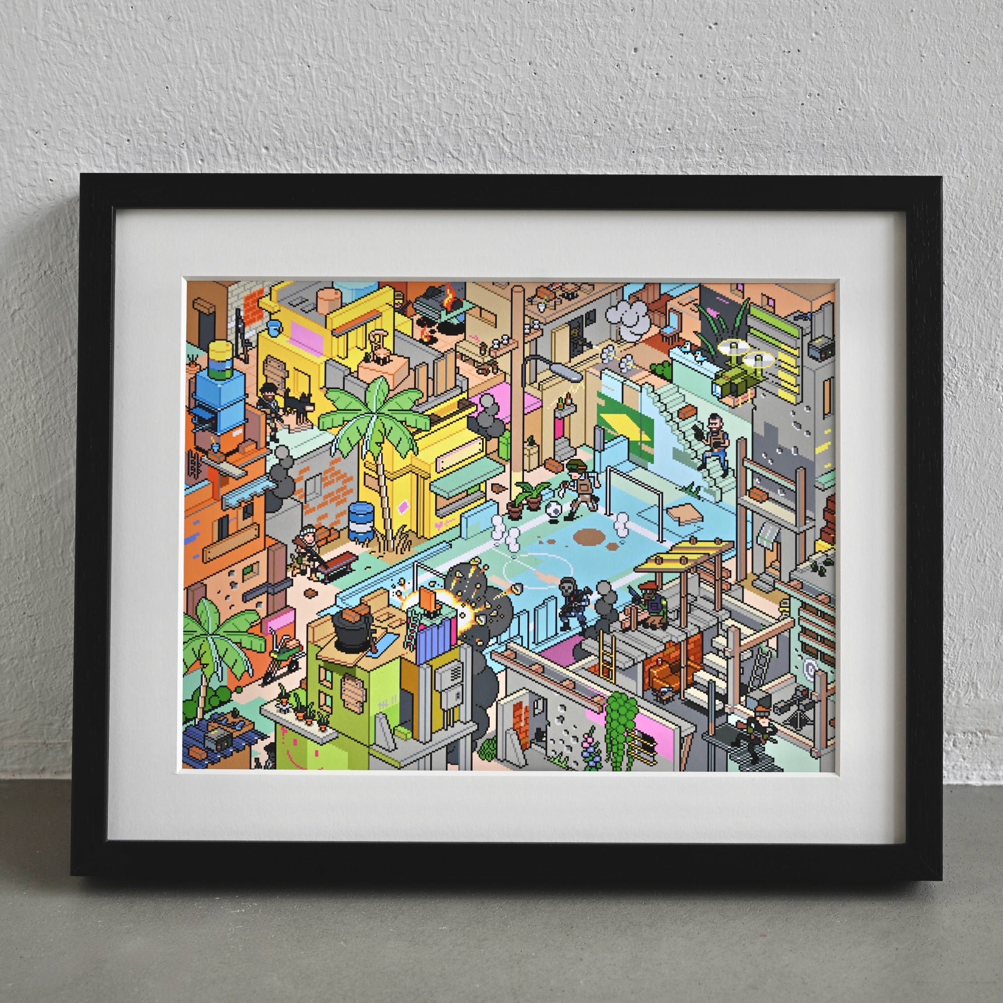 COD Bit Party Art Print Framed – eBoy