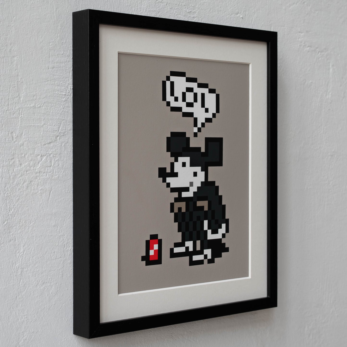 LOL Mouse Art Print Framed