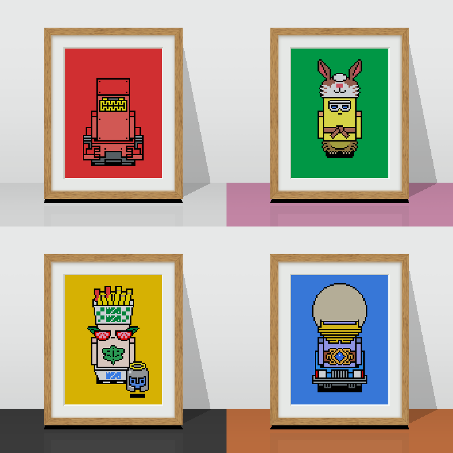 Custom Wawa Art Print Framed