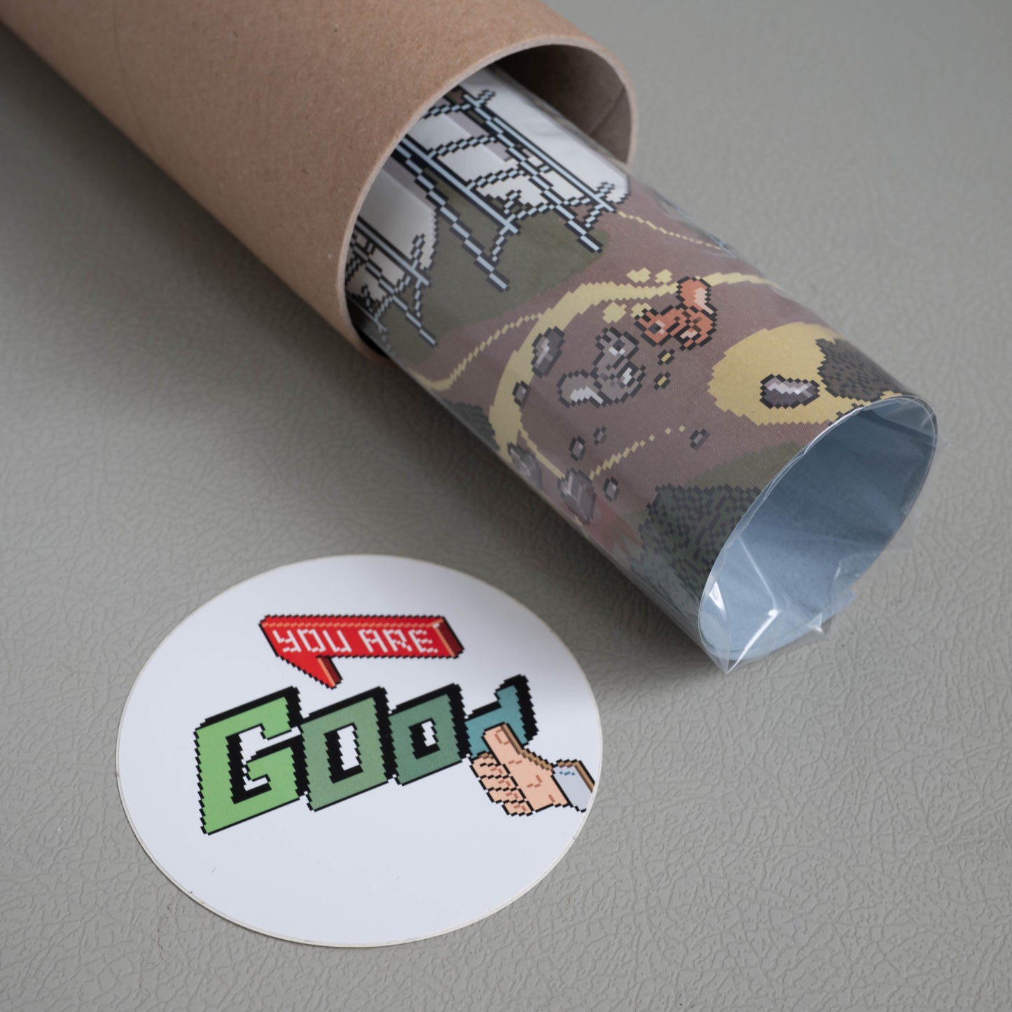 Los Angeles pixel art poster by eBoy