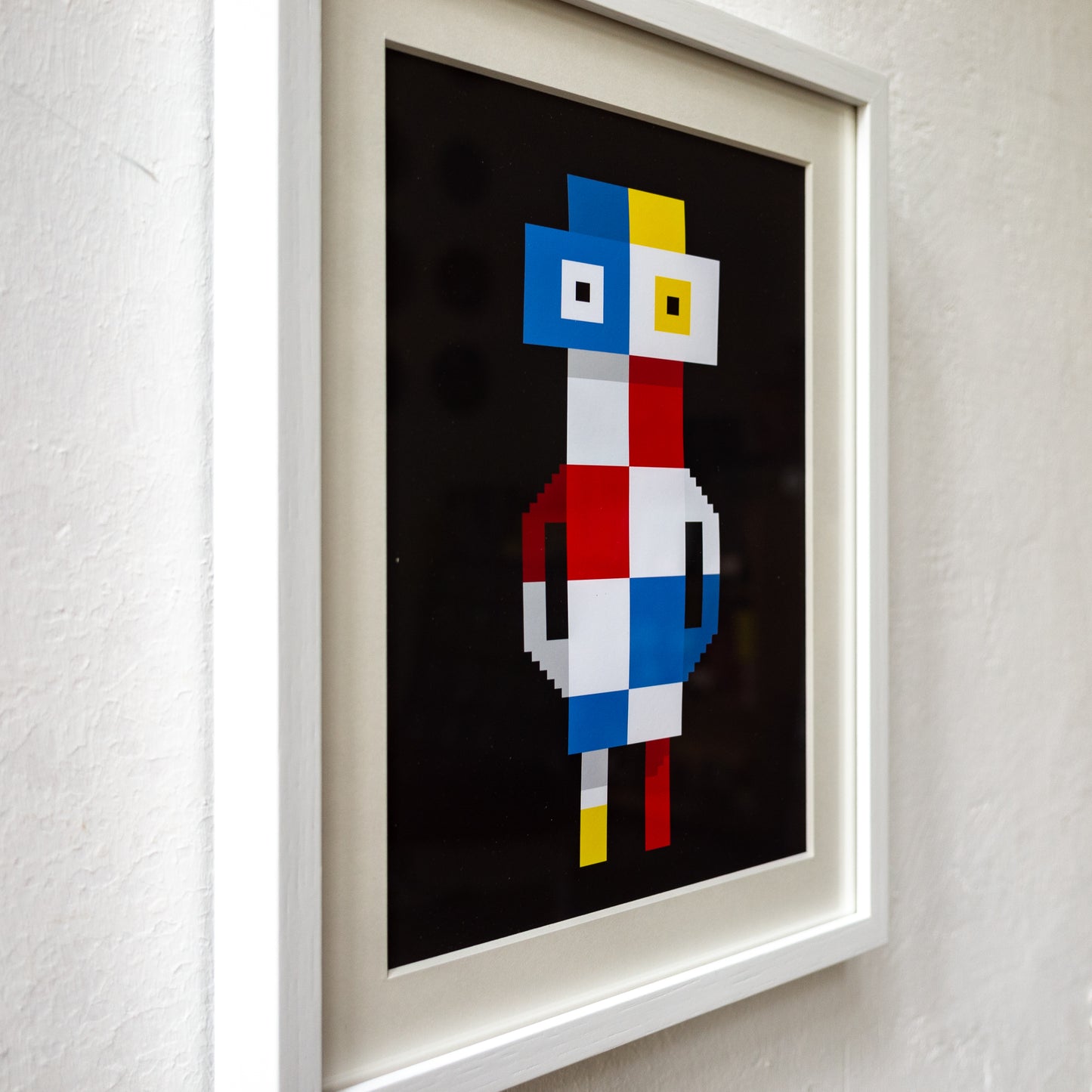 Blockbob SquareAsF Art Print Framed