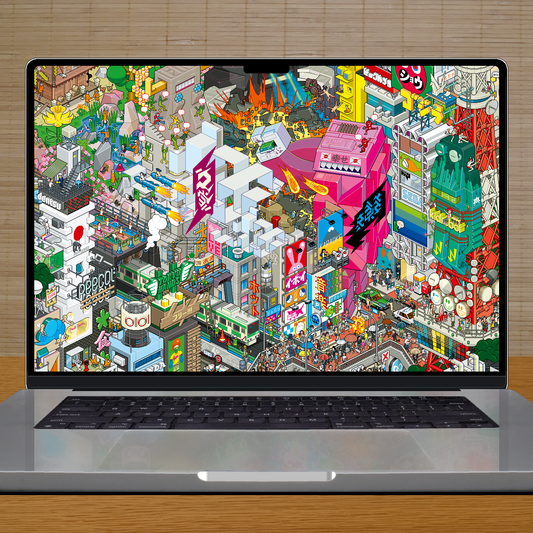 Tokyo Digital Wallpaper