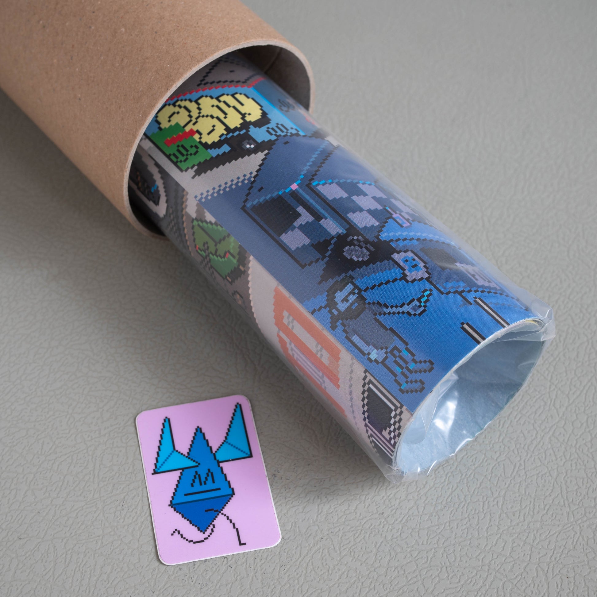 Berlin pixel art poster by eBoy