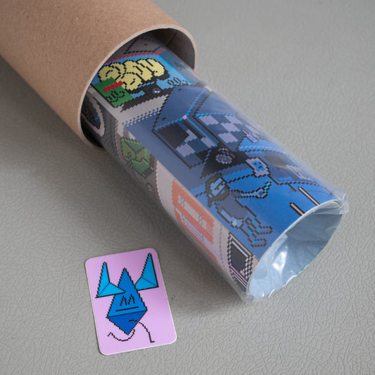 Berlin pixel art poster by eBoy