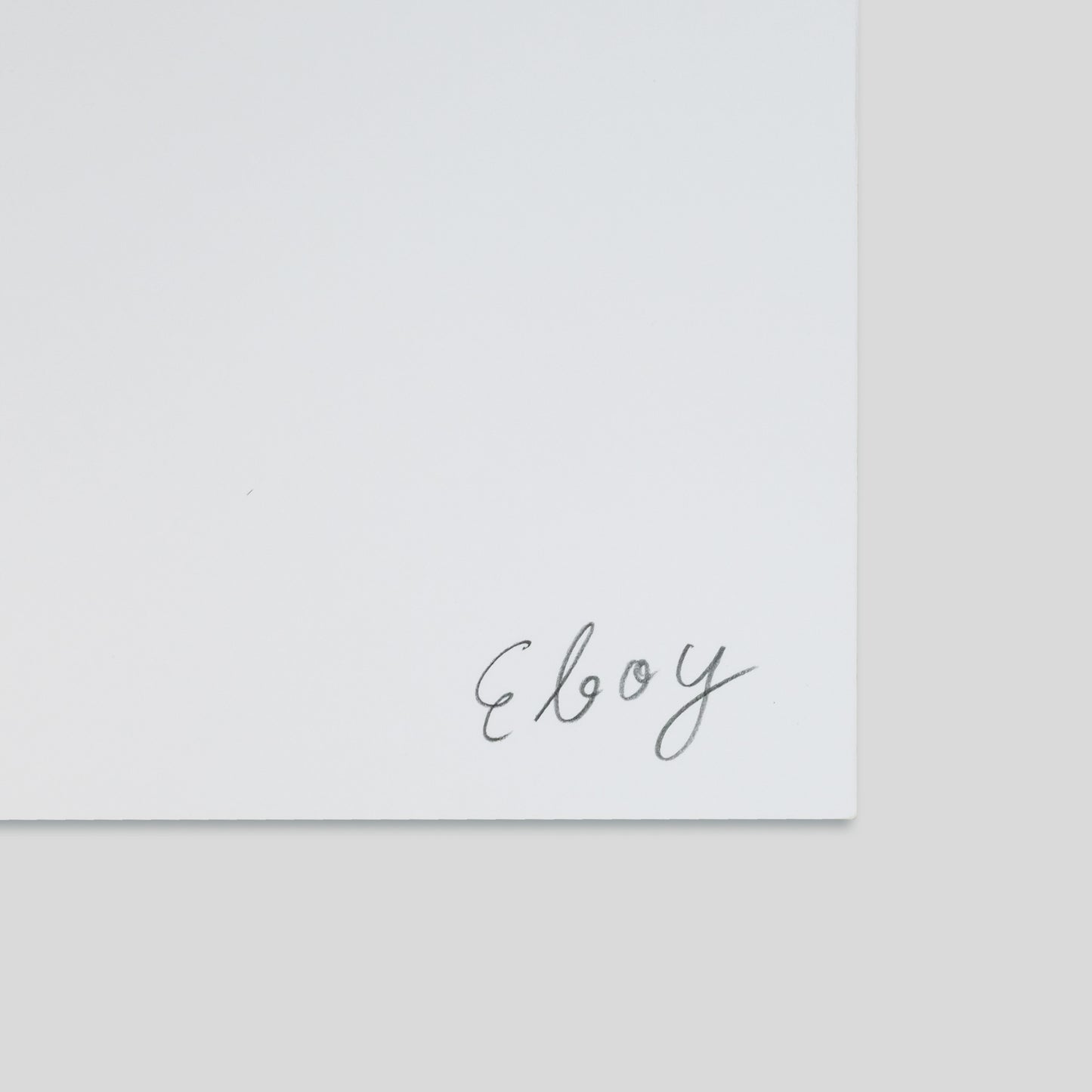 eBoy Artprint signature on verso