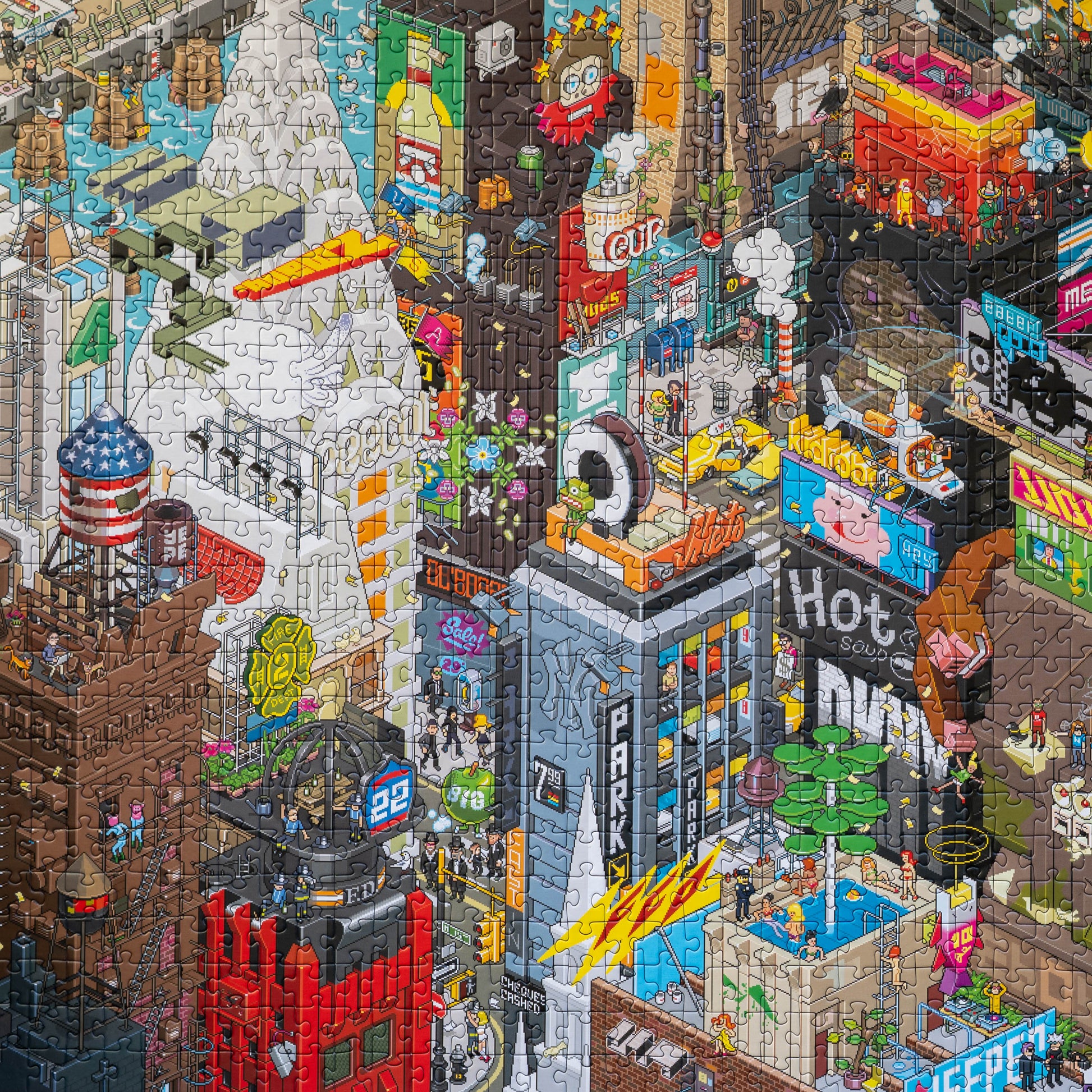 eBoy Pixel Art Puzzle of New York City