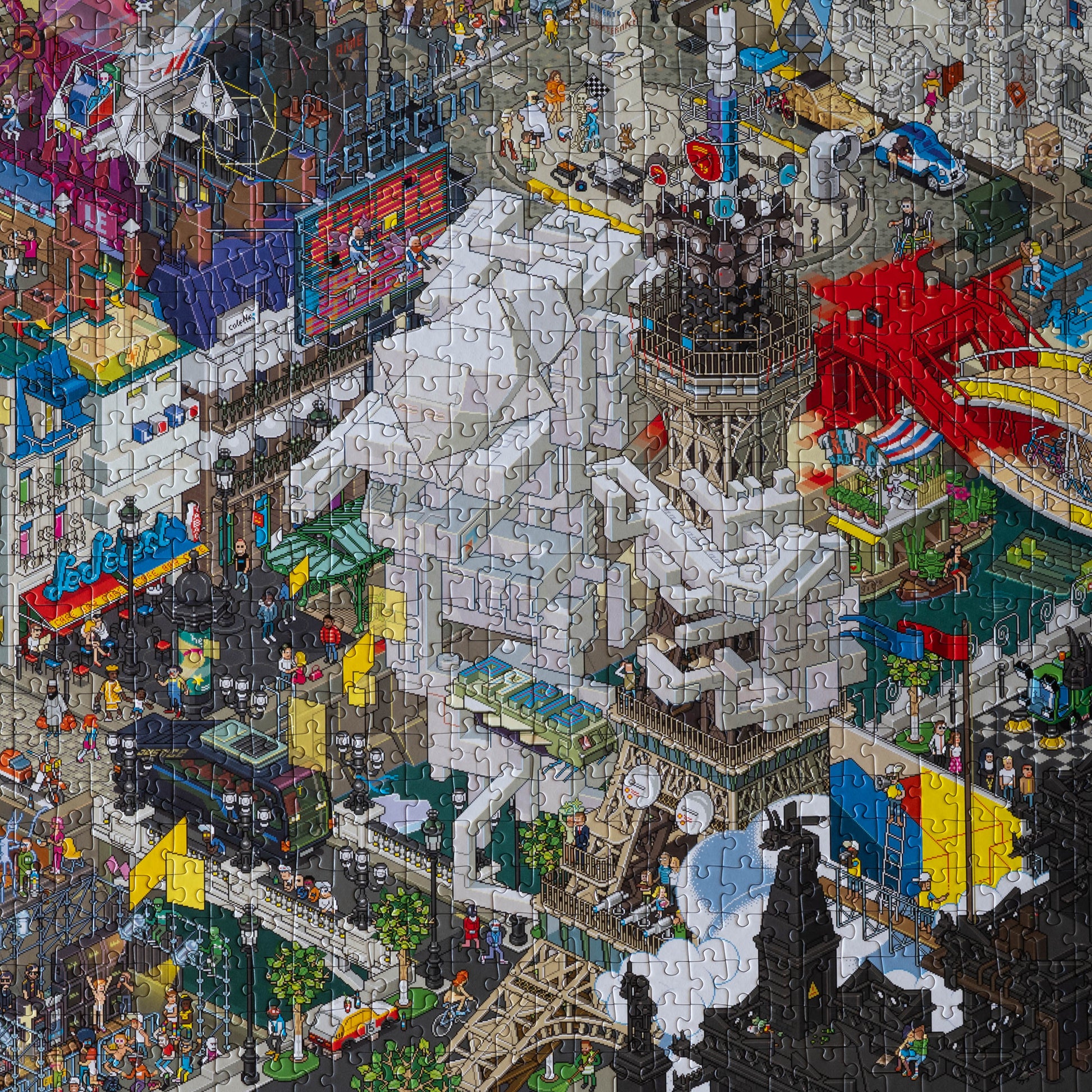 eBoy Pixel Art Puzzle of Paris