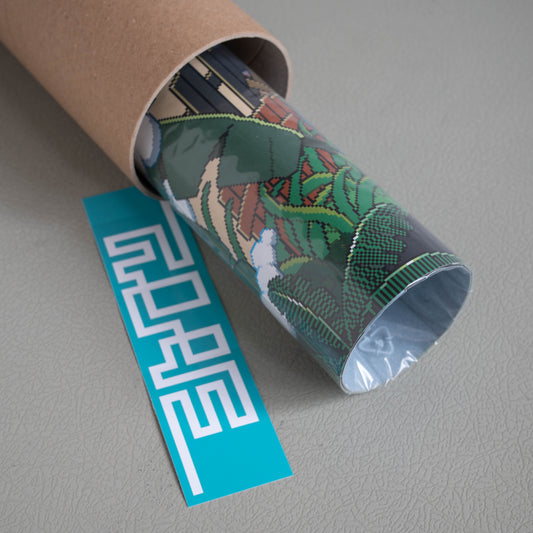 Rio de Janeiro pixel art poster by eBoy
