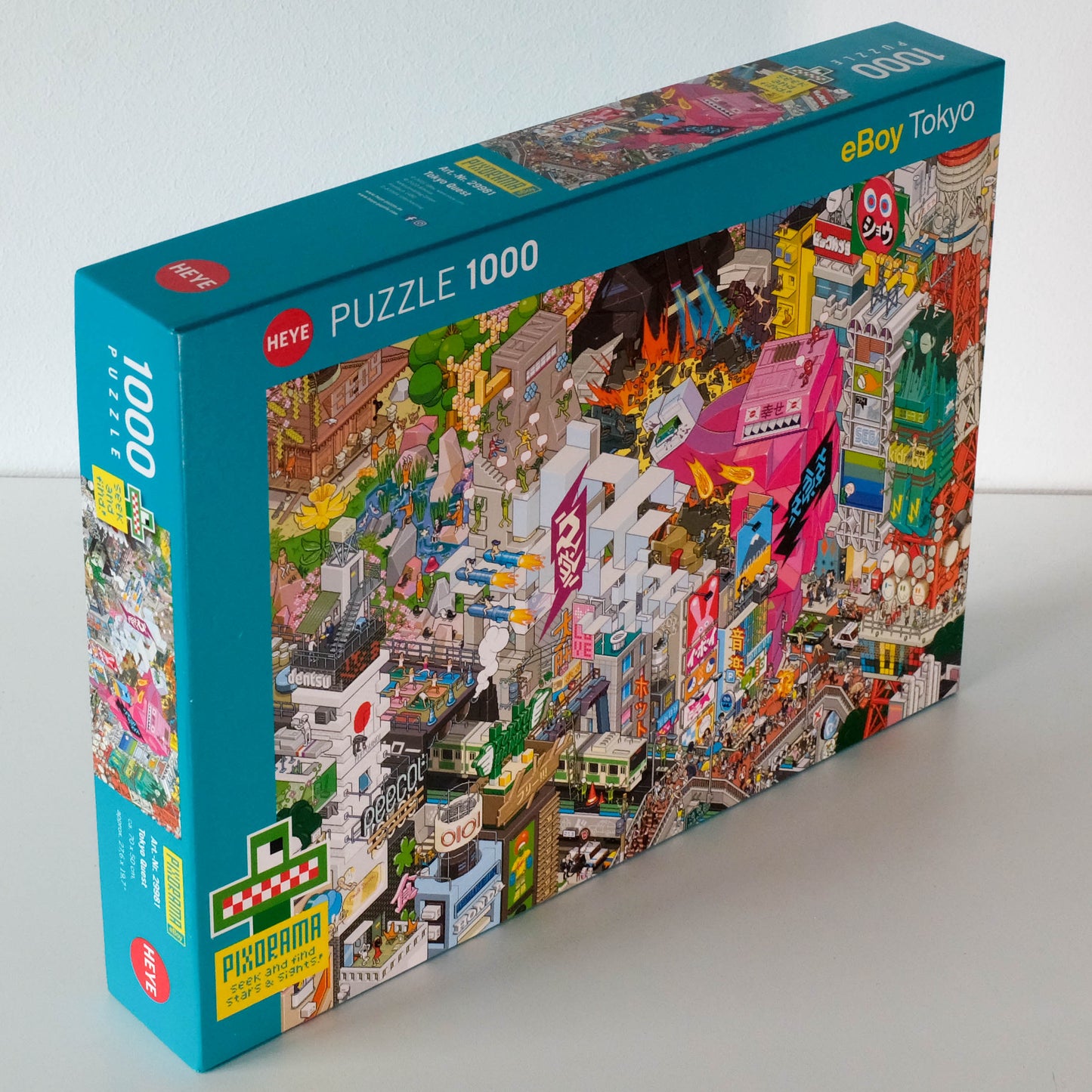 eBoy Pixel Art Puzzle of Tokyo