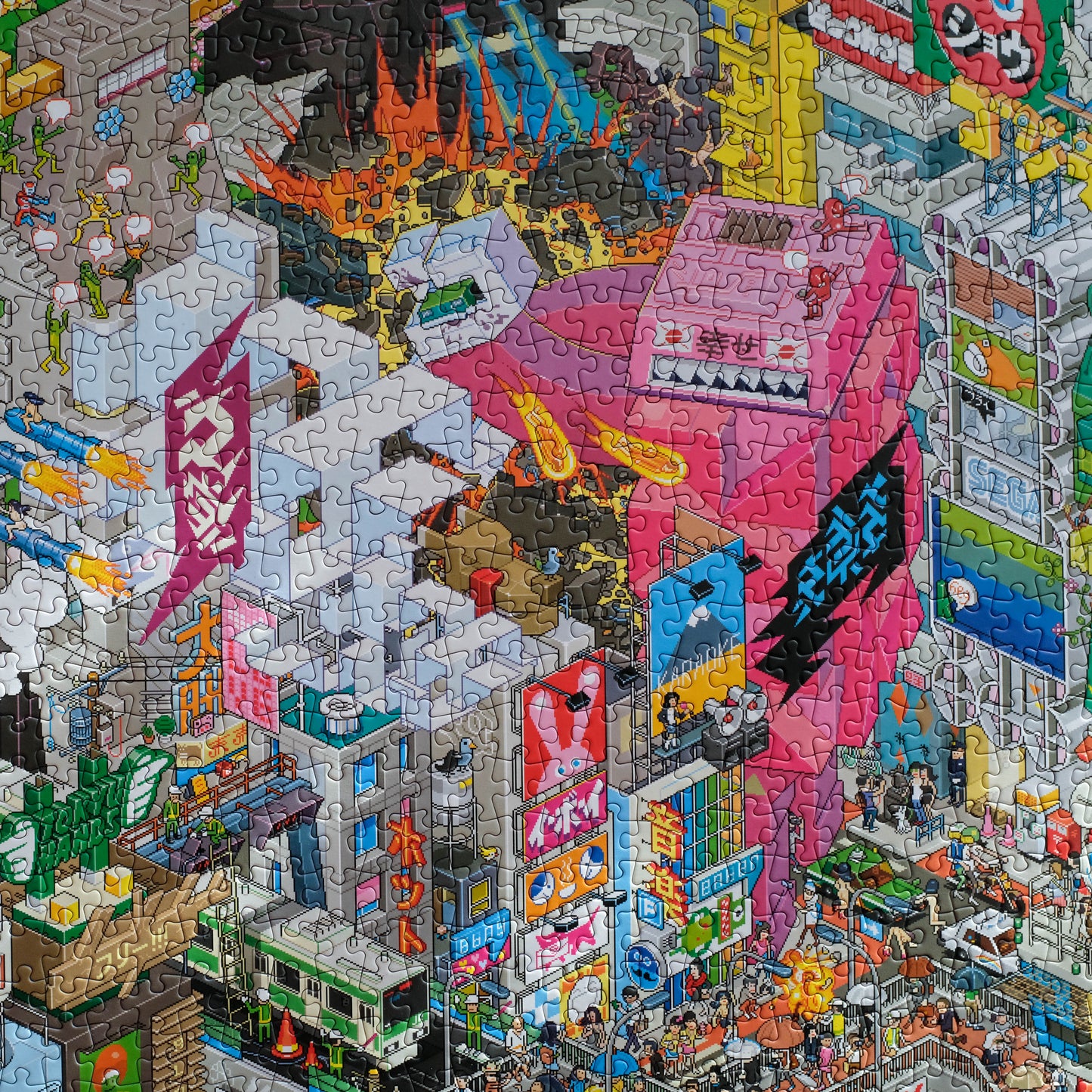 eBoy Pixel Art Puzzle of Tokyo