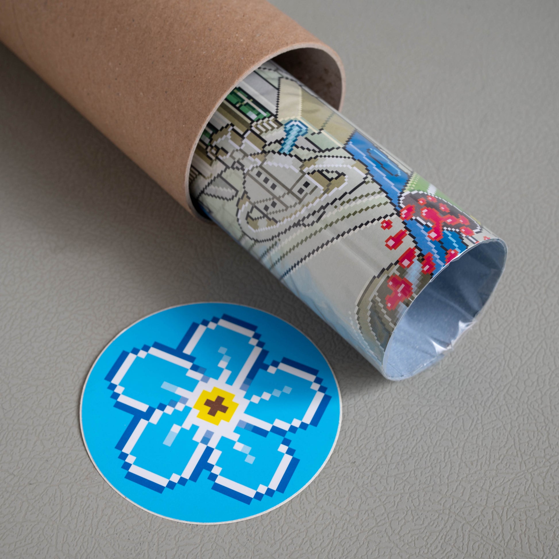 London pixel art poster by eBoy