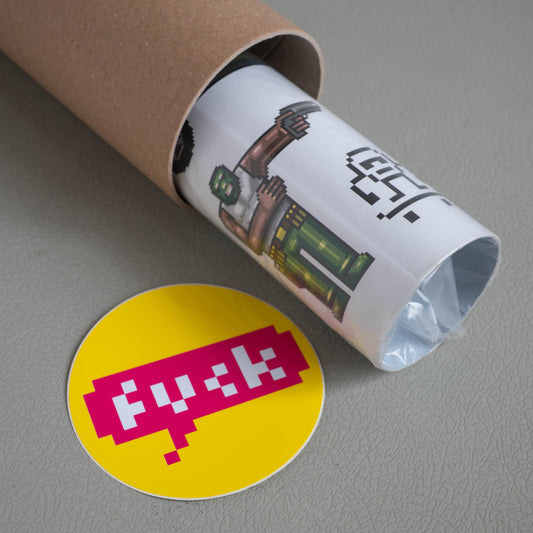 Peecol pixel art poster by eBoy