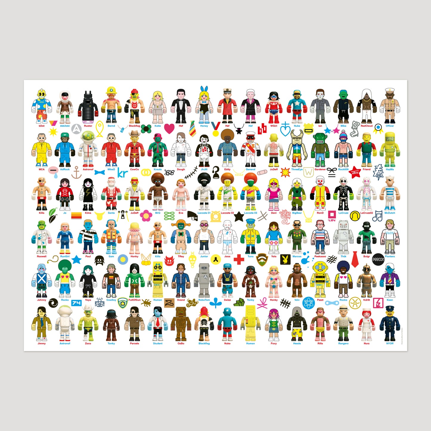 Peecol Toy poster by eBoy