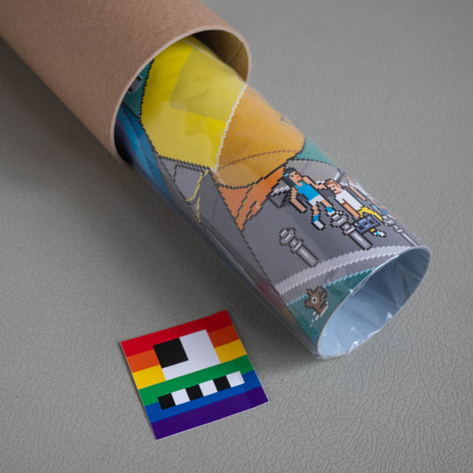 Venice pixel art poster by eBoy