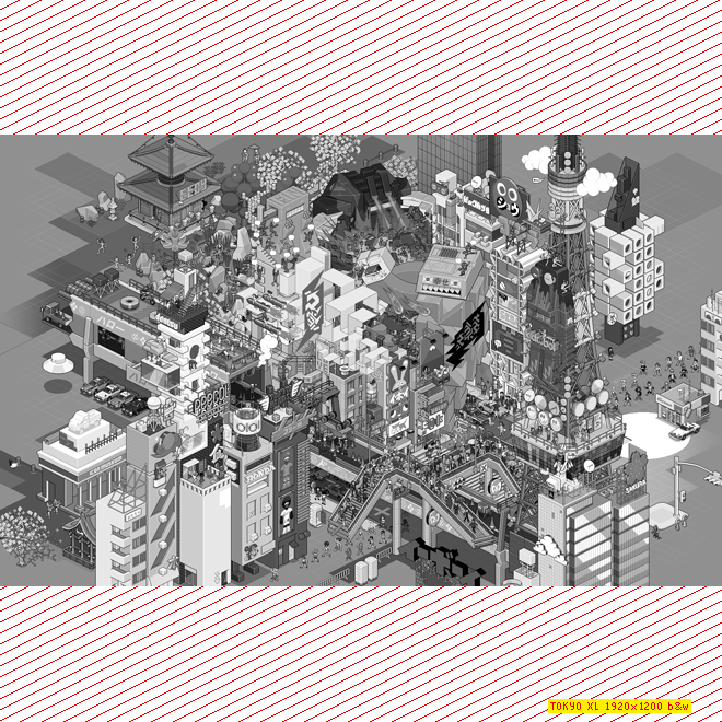 Tokyo Digital Wallpaper XL
