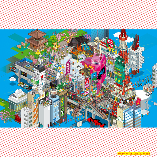 Tokyo Digital Wallpaper XL