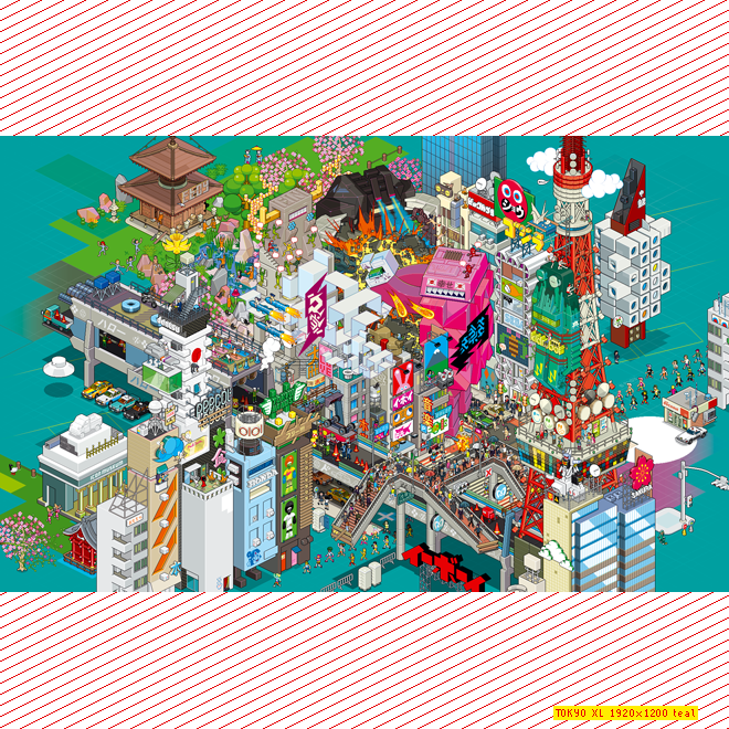 Tokyo Digital Wallpaper XL