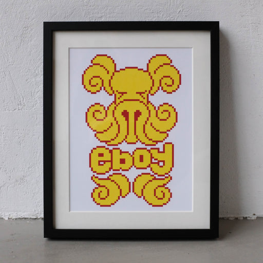 eBoy Moddd Art Print Framed