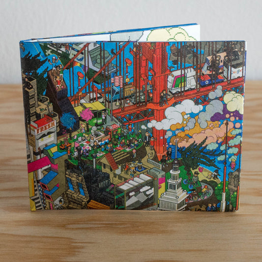 eBoy Pixel Art wallet featuring San Francisco