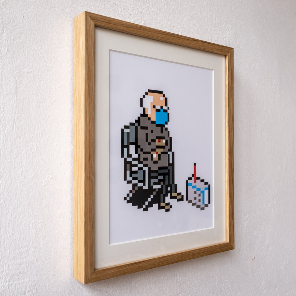 Bernie Jan 20 Art Print Framed