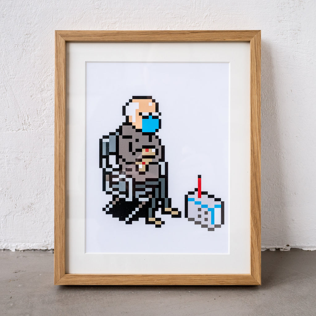 Bernie Jan 20 Art Print Framed
