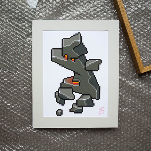 Rock Guy Art Print Framed