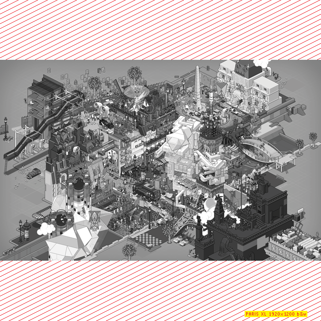 Paris Digital Wallpaper XL