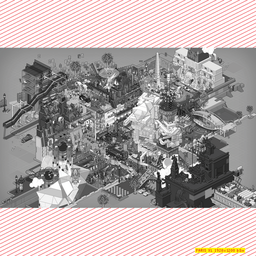 Paris Digital Wallpaper XL